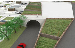 proposed entrance to underground